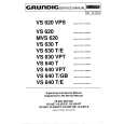 GRUNDIG VS640 VPT Service Manual
