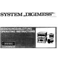GRUNDIG SYSTEM DIGIMESS Owners Manual