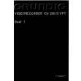 GRUNDIG GV280VPS Owners Manual