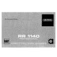 GRUNDIG RR 1140 Owners Manual