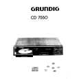 GRUNDIG CD7550 Owners Manual