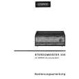 GRUNDIG STEREOMASTER 300 Owners Manual